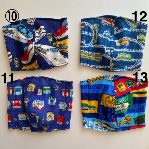 キッズマスク 男の子用 幼児〜小学校低学年 立体マスク ダブルガーゼ