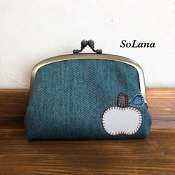 ♡おっ母の軽トラHINOの二トン♡wファスナー*お財布ポーチ♡ガーコ(青) 0_90f4a12685d75f6fdf61bd251bcb