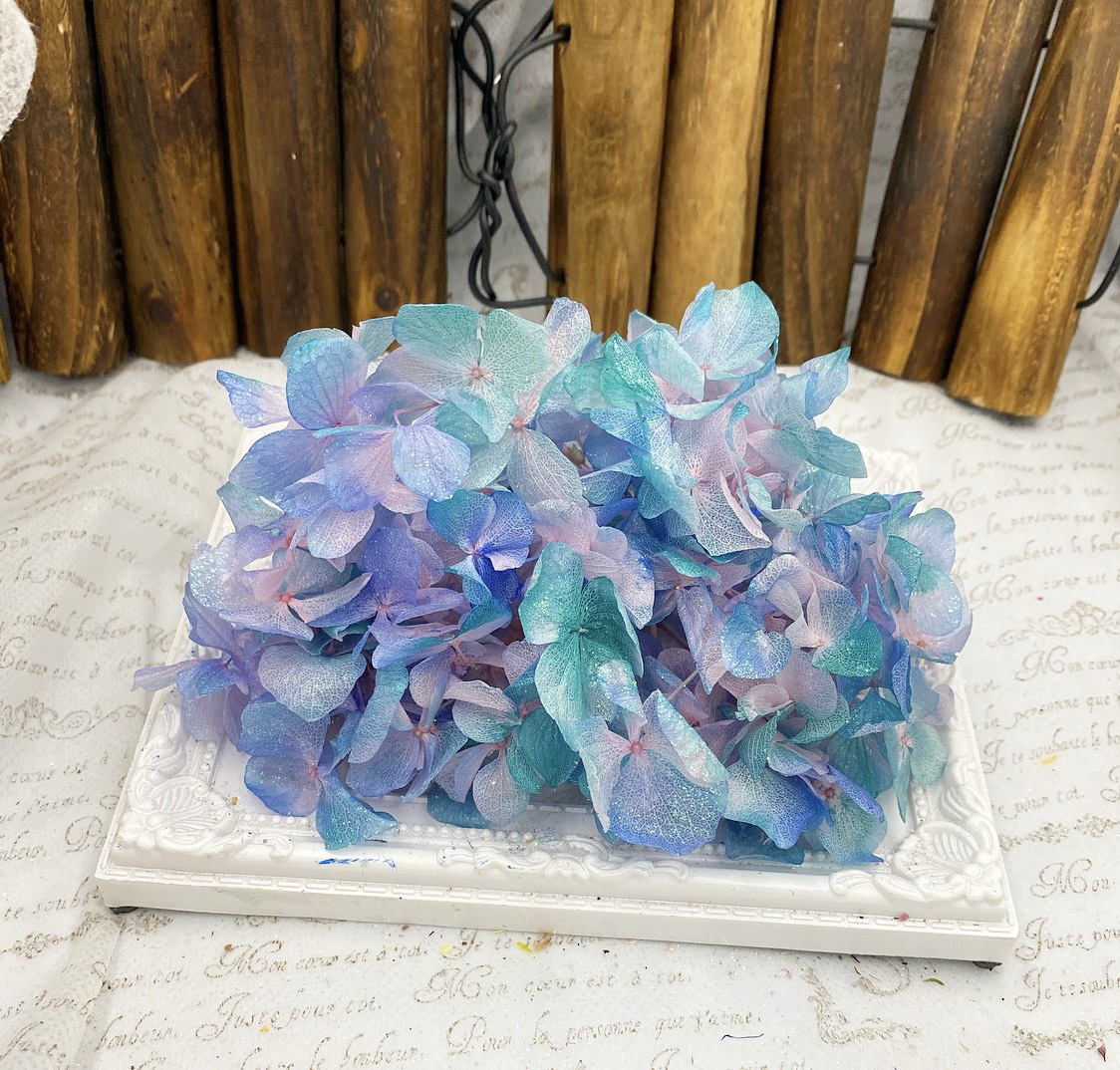 ソフトゆめ新アレンジ加工アジサイ小分け❣️ハンドメイド花材  