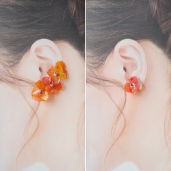 アンナアジサイ新カラーアレンジ加工小分け❣️ハロウィンにも❣️ハーバリウムハンドメイド花材プリザーブドフラワー 5枚目の画像