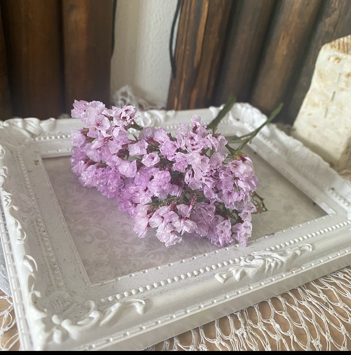 ハイブリッドスターチス ドライフラワー まとめ売り 80サイズ 花材