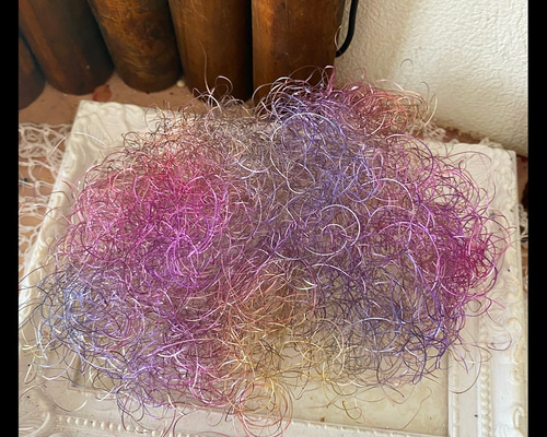 MIXカラー①カーリースモークアレンジ加工❣️ハンドメイド資材 その他  