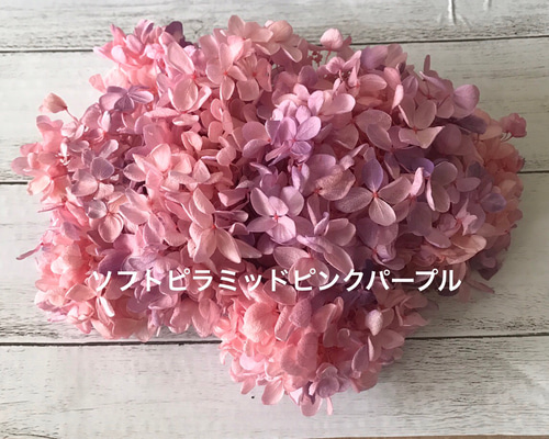 大地農園ピラミッドピンクパープルハーバリウム花材プリザーブド