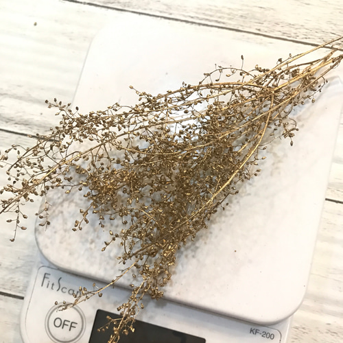 ハーバリウムゴールド花材