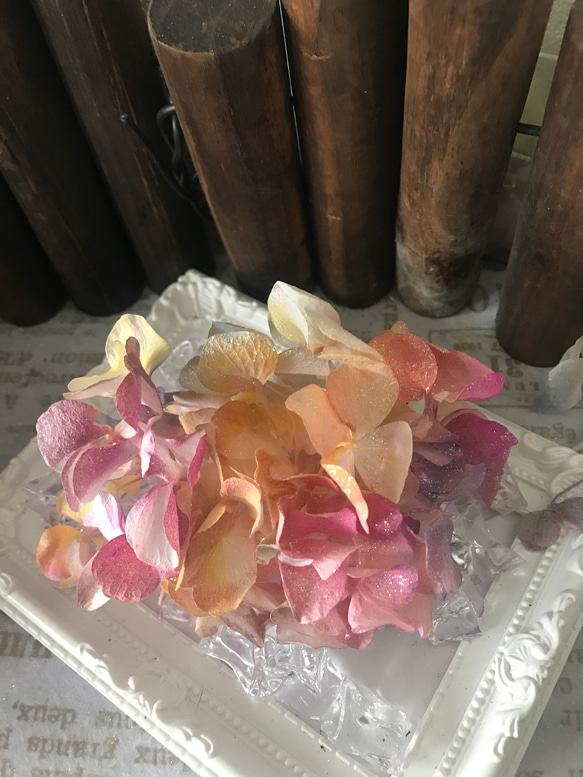 アレンジ加工紫陽花小分け❣️ハーバリウム花材プリザーブドフラワー 