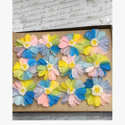 レインボージニアアレンジ加工一輪販売❣️ハーバリウム花材プリザーブドフラワー 2枚目の画像