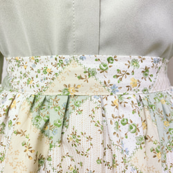 ガーデンローズパッチワークフレアスカート 7枚目の画像