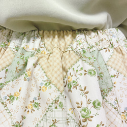 ガーデンローズパッチワークフレアスカート 8枚目の画像