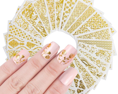 ゴールドCネイルブランドパーツ 10個入り メタルスタッズ しずく 雫 スタッズ 極小 point