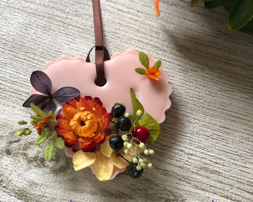 アロマワックスサシェ 秋 ハロウィン ハート 癒し リラックス 大人気