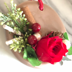 アロマワックスサシェ 赤バラ チョコレート カラー 丸型  癒し リラックス 大人気 精油 香り 選べます 11 3枚目の画像