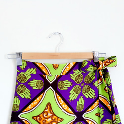 アフリカ布巻きスカート 5枚目の画像