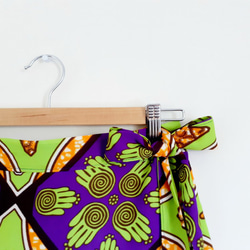 アフリカ布巻きスカート 6枚目の画像