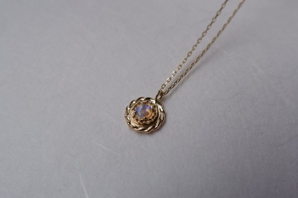 Cercle necklace（セルクルネックレス）K10YG 2枚目の画像