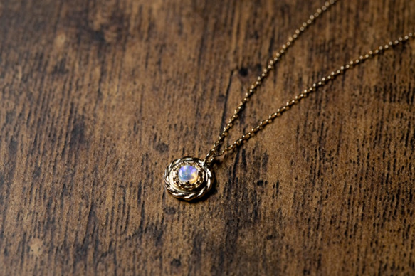 Cercle necklace（セルクルネックレス）K10YG 6枚目の画像