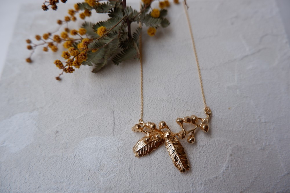 【受注生産】mimosaの花（Necklace）