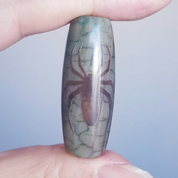 チベット 金剛杵 蜘蛛天珠 ビーズ momobeabh 通販 11321862｜Creema