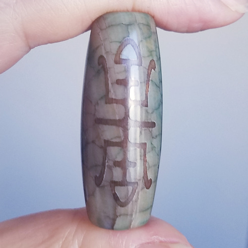 チベット 金剛杵 蜘蛛天珠 ビーズ momobeabh 通販 11321862｜Creema