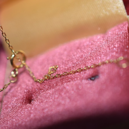 847 現品 k18金ゴールド ミャンマー産 本翡翠 ヒスイ ネックレス