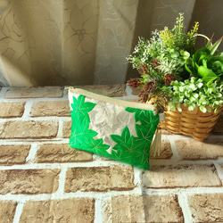 着物帯リメイクポーチ・ハンドメイド・数量限定・送料無料・帯ポーチ