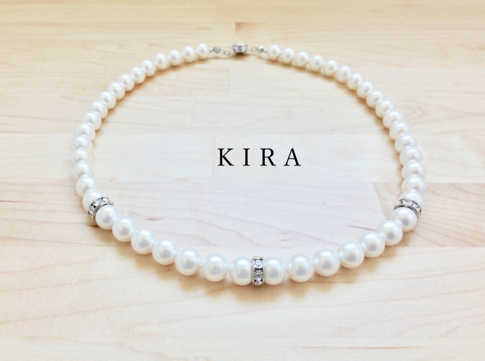 ダイヤ&クリスタルパール・ネックレス✨