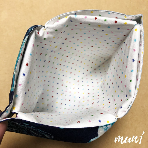 ミニ折り紙バッグ（くらげ） 4枚目の画像