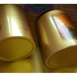 オリジナルデザイン　イルカ金色マグカップ　Central Sun 4枚目の画像