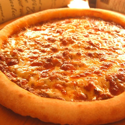 【天然酵母ピザ】 ミートソースカレーピザ　２０ｃｍ 1枚目の画像