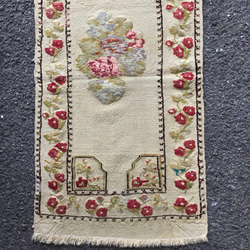 【送料無料】オールドキリム トルコ 手織り ヴィンテージ ラグ 92x49cm Small Rug 2枚目の画像