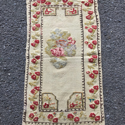 【送料無料】オールドキリム トルコ 手織り ヴィンテージ ラグ 92x49cm Small Rug 7枚目の画像