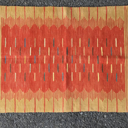【送料無料】天然染料 ニューキリム トルコ手織りラグ 90x66cm Small Size 5枚目の画像