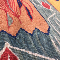 【送料無料】トルコキリム 手織りラグ 165x113cm 6枚目の画像