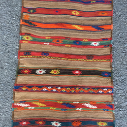 【送料無料】アンティークキリム トルコ 手織り ラグ 85x59cm Small Rug 7枚目の画像