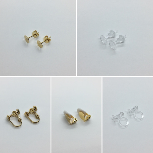 N&Aさま専用　リボンイヤリング　ブルーヒュメ1つのみ 楽天市場】MAX10%OFFクーポンあり！ イヤリング ピアス りぼん