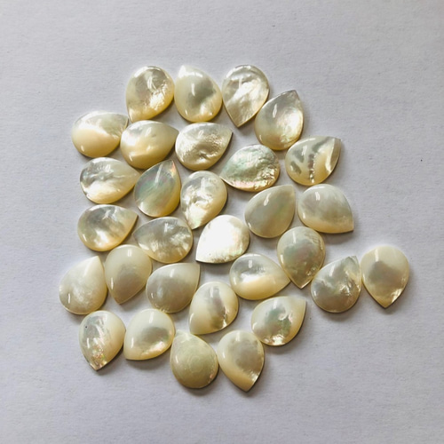 白蝶貝　マザーオブパール　飾りプレート マザーオブパール 白蝶貝 透かし彫り フラワー 花 彫刻 パーツ 1