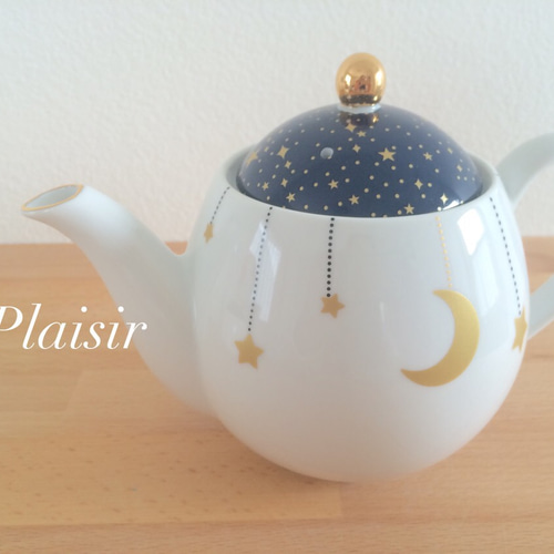 月と星のポット シュガーポット plaisir 通販 2955104｜Creema