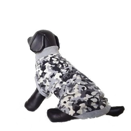 はー　フレブル服　ハンドメイド シャンブレーデニム・リメイクシャツ フレンチブルドッグ