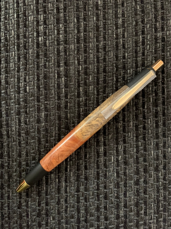 花梨瘤ボールペンorシャーペン　木軸 2枚目の画像