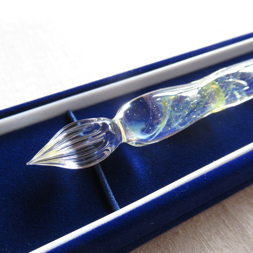 星空のガラスペン no.28 中細 ペン・筆記用具 carrocro きゃろくろ