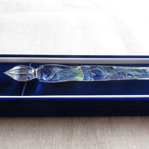 星空のガラスペン no.28 中細 ペン・筆記用具 carrocro きゃろくろ