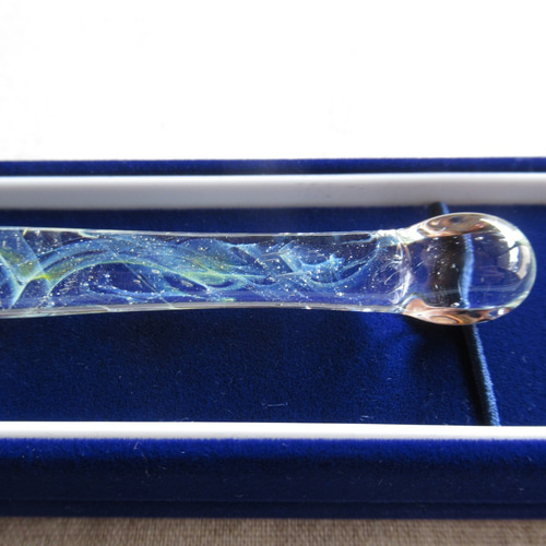 星空のガラスペン no.28 中細 ペン・筆記用具 carrocro きゃろくろ