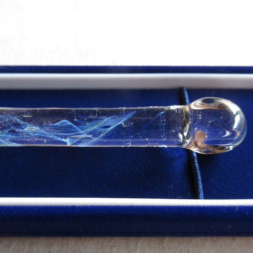 星空のガラスペン no.25 ペン・筆記用具 carrocro きゃろくろガラス