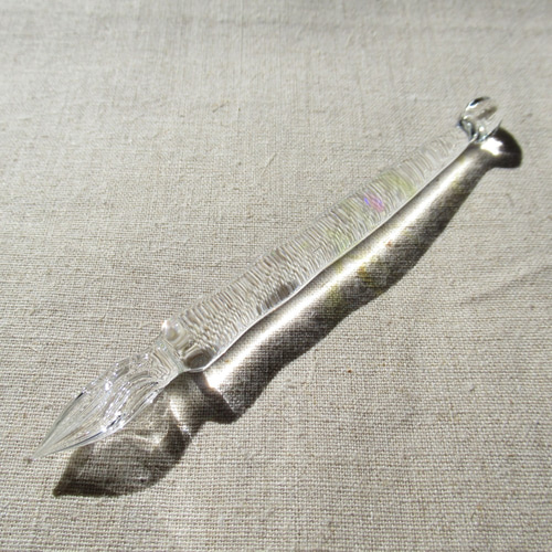 星空＋オパールのガラスペン no.1 ペン・筆記用具 carrocro きゃろくろ