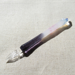 星空のガラスペン no.34 中細字 ペン・筆記用具 carrocro きゃ