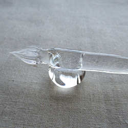 《単品》シンプルな耐熱ガラスのペンレスト（ペン置き） 5枚目の画像