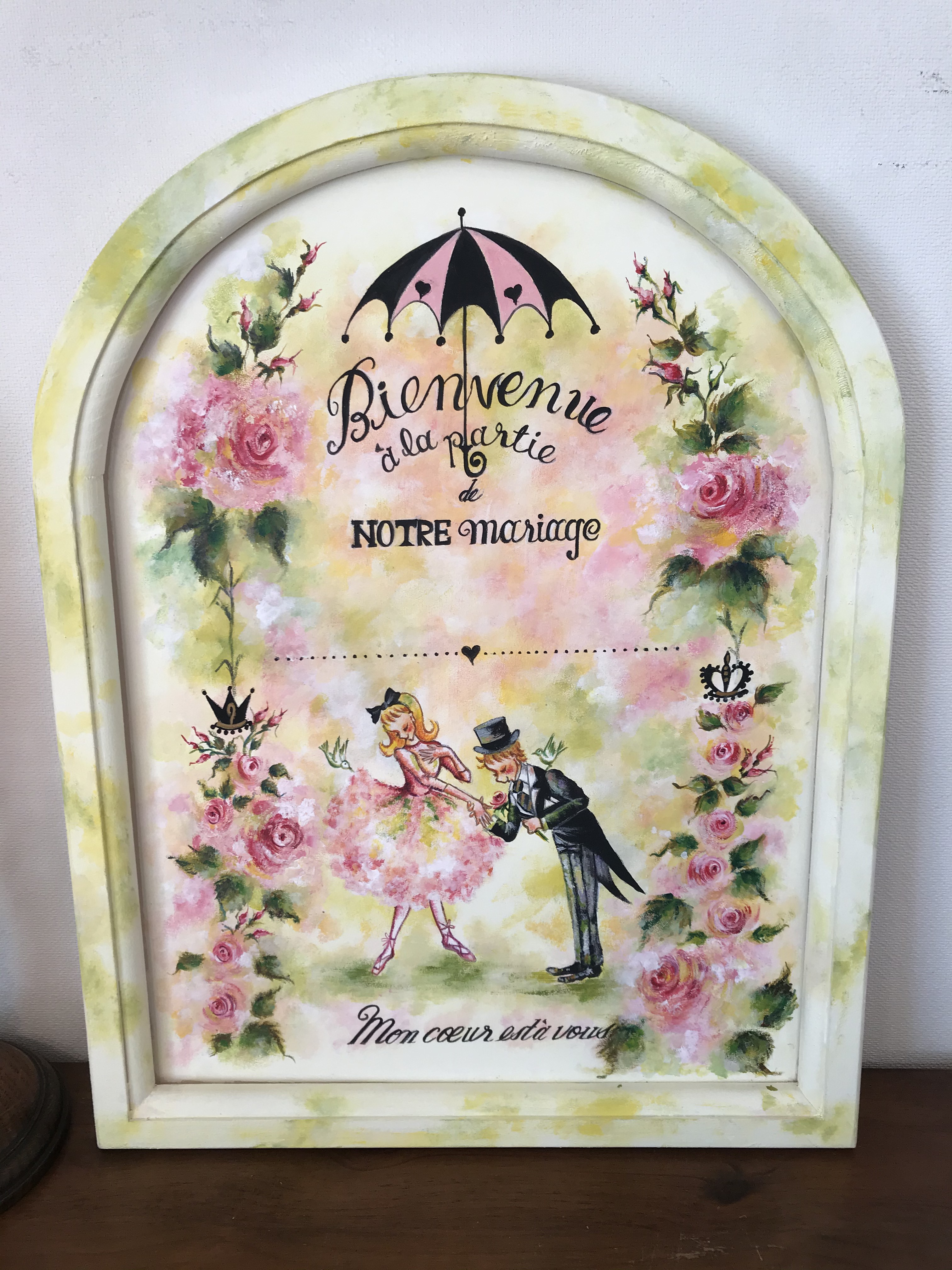 ウエディングウエルカムボードB (受注作品)