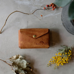 No.04｜Card Case 【 Talo 】/Cognac 1枚目の画像