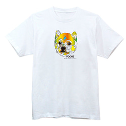 愛犬の名前が入れられるカラフル豆柴Tシャツ 1枚目の画像