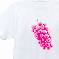 ブドウTシャツ(ピンク) 1枚目の画像