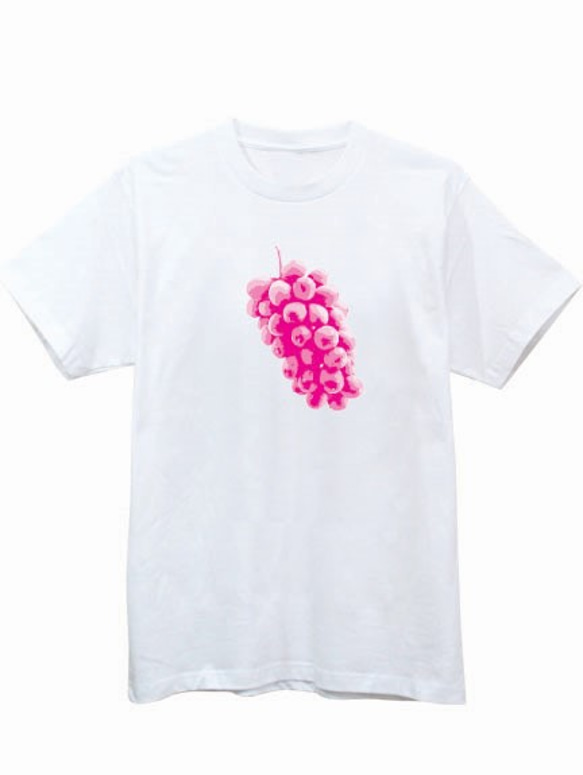 ブドウTシャツ(ピンク) 2枚目の画像